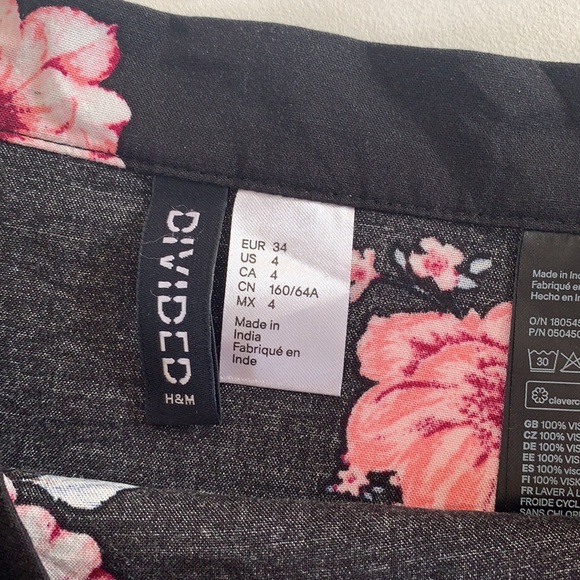 New H&M Floral Long Wrap Skirt - Picture 6 of 7